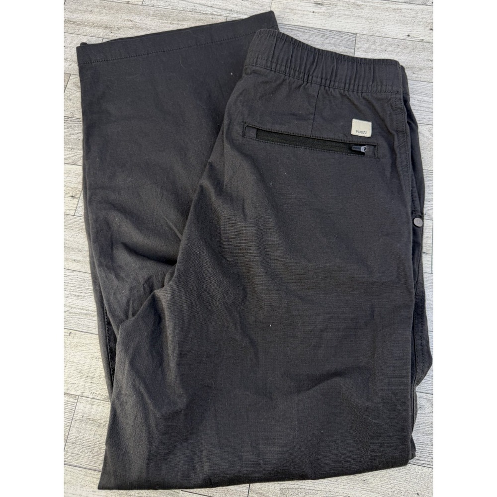 Vuori Ripstop Pants Womens‎ Small Gray Drawstring Outdoors Wide Leg 24" VW416